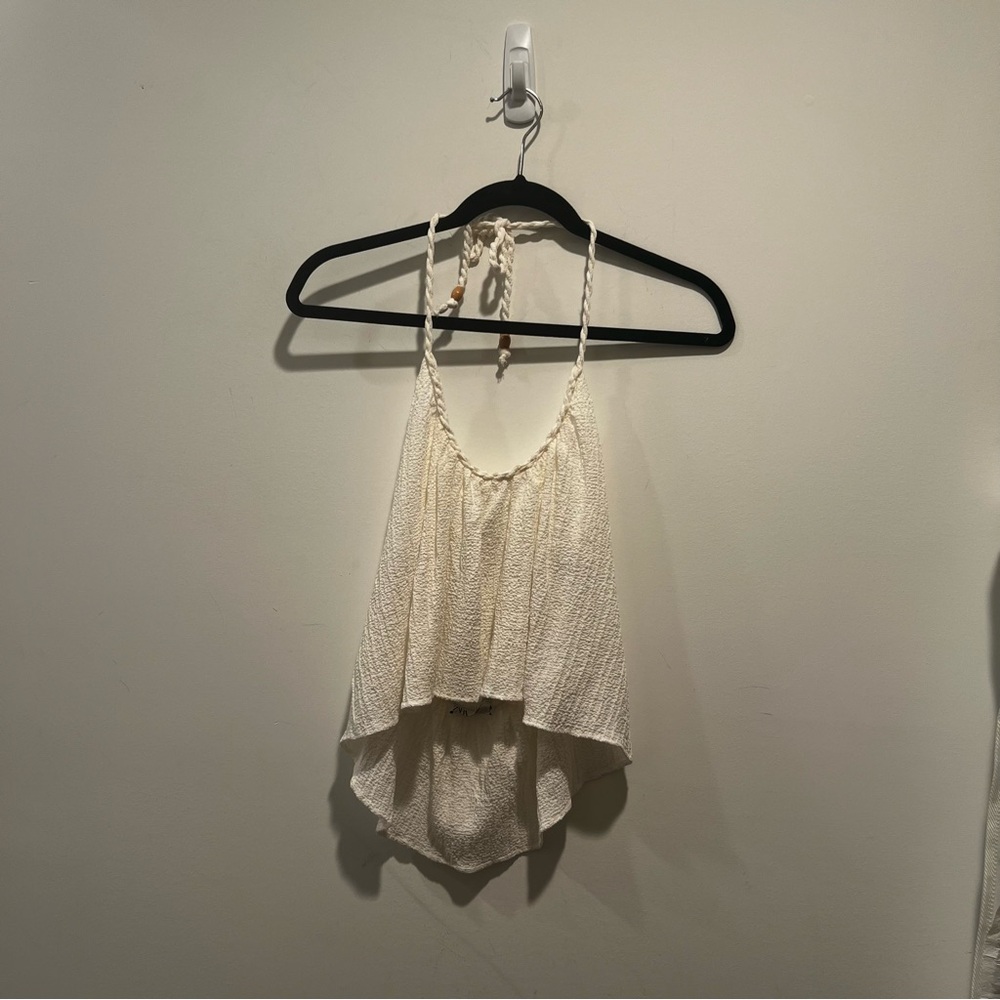 Zara cropped halter top